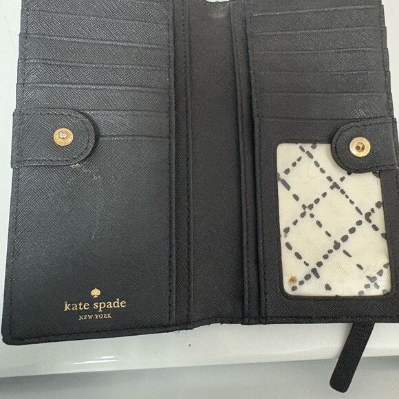 kate spade Gold Label Classic Wallet - 15 Credit Card/ID Slots - Picture 10 of 12